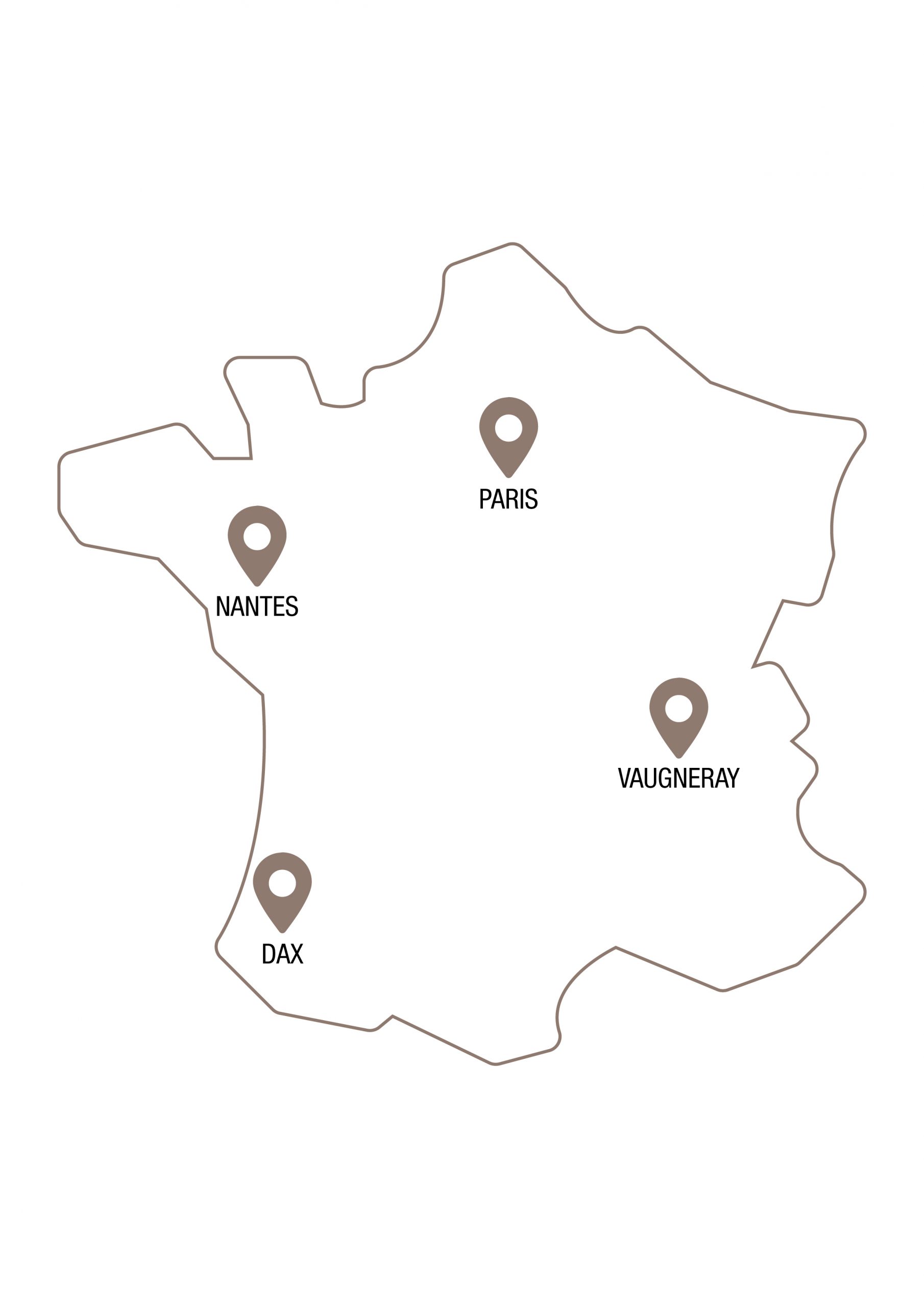 Carte France 2025 formation MARCAPAR